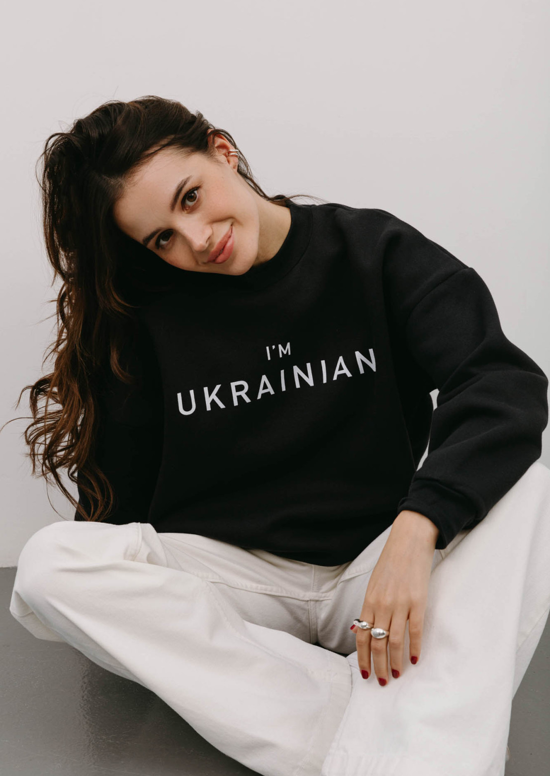 Світшот з принтом "I'm Ukrainian" грі
